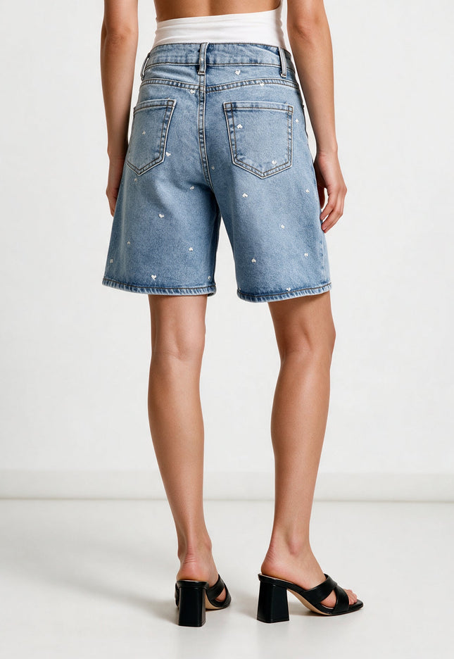 SHORTS ARMONIAS BORDADOS