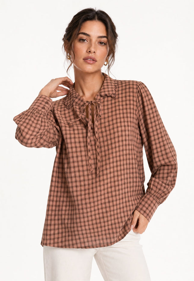 BLUSA ARMONIAS PREMIUM CUADROS