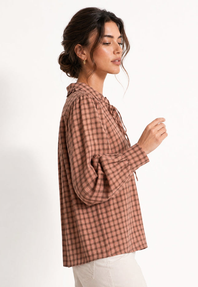 BLUSA ARMONIAS PREMIUM CUADROS