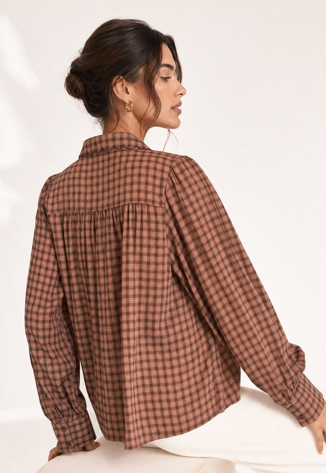 BLUSA ARMONIAS PREMIUM CUADROS