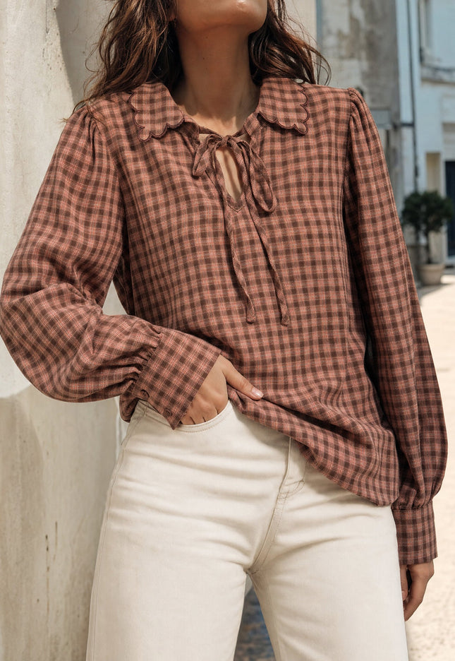 BLUSA ARMONIAS PREMIUM CUADROS
