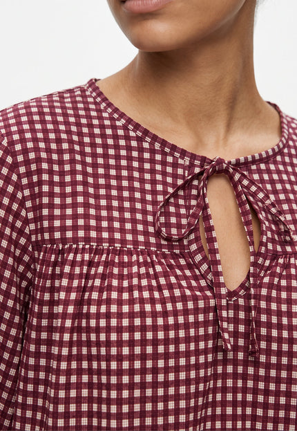 BLUSA ARMONIAS TEEN ALGODÓN CUADROS