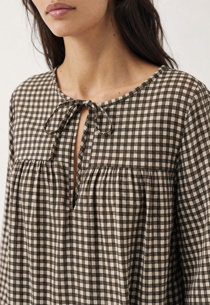 BLUSA ARMONIAS TEEN ALGODÓN CUADROS