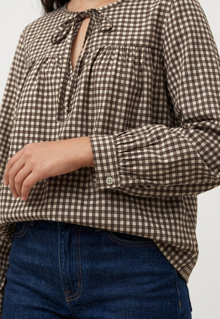 BLUSA ARMONIAS TEEN ALGODÓN CUADROS