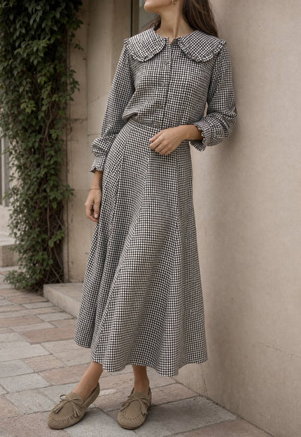 FALDA ARMONIAS TEEN TEXTURA VICHY