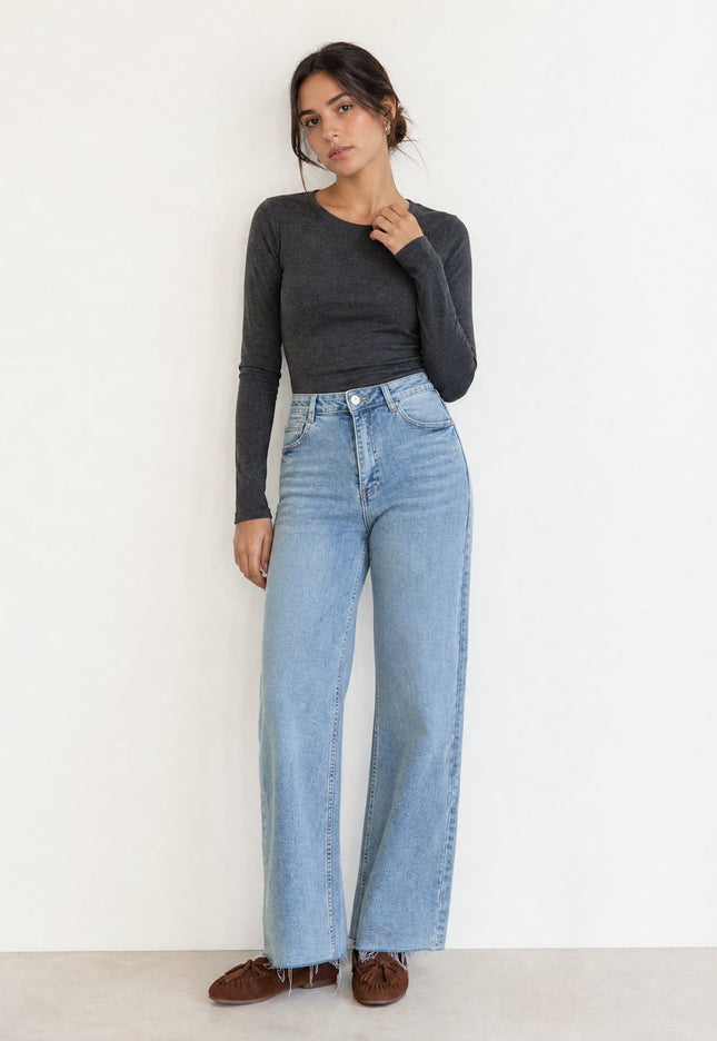 JEANS LAULIA WIDE LEG