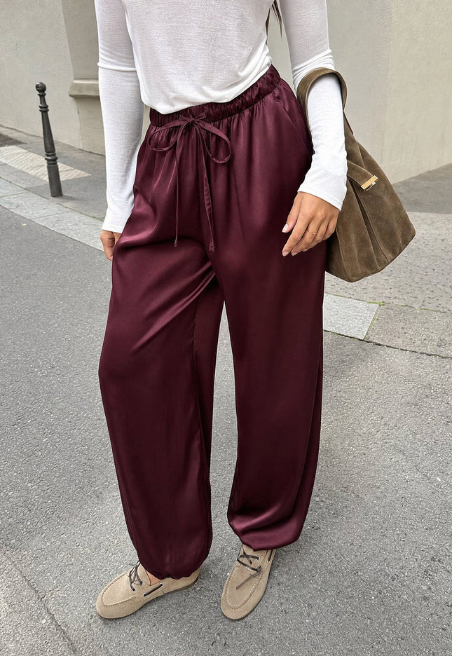 PANTALÓN ARMONIAS SATINADO CAPRI