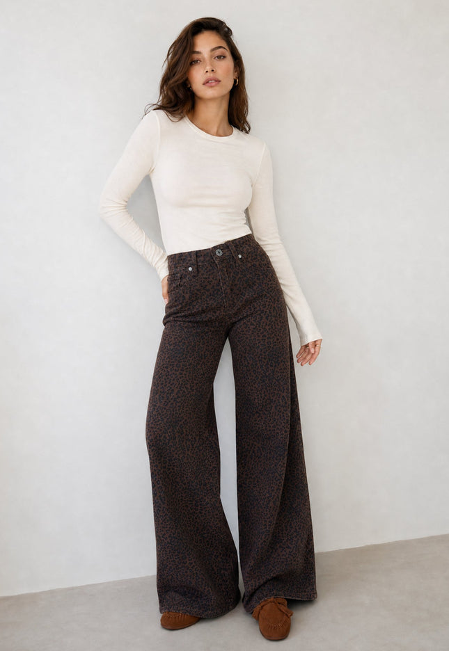 JEANS ARMONIAS LEOPARD