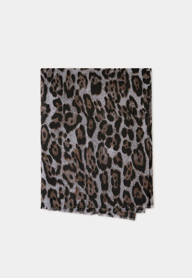 BUFANDA ARMONIAS LEOPARDO