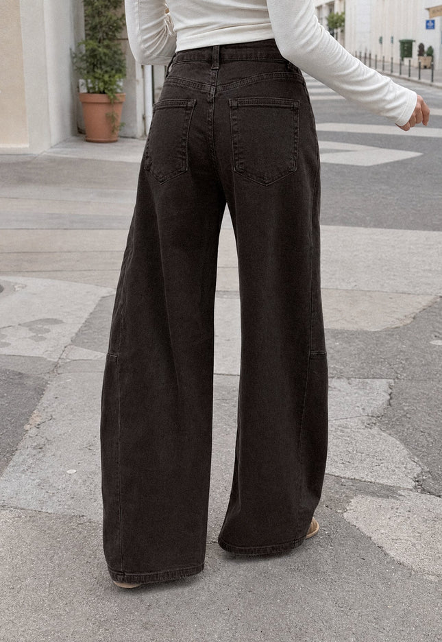 JEANS ARMONIAS BARREL COSTURAS