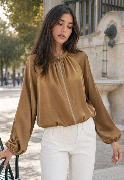 BOMBER ARMONIAS SATINADO