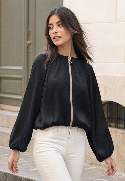 BOMBER ARMONIAS SATINADO