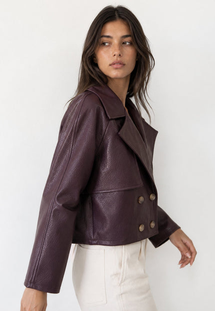 CHAQUETA ARMONIAS EFECTO PIEL GIRONA