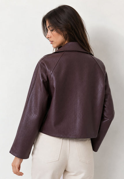 CHAQUETA ARMONIAS EFECTO PIEL GIRONA