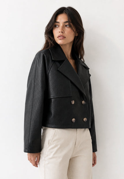 CHAQUETA ARMONIAS EFECTO PIEL GIRONA