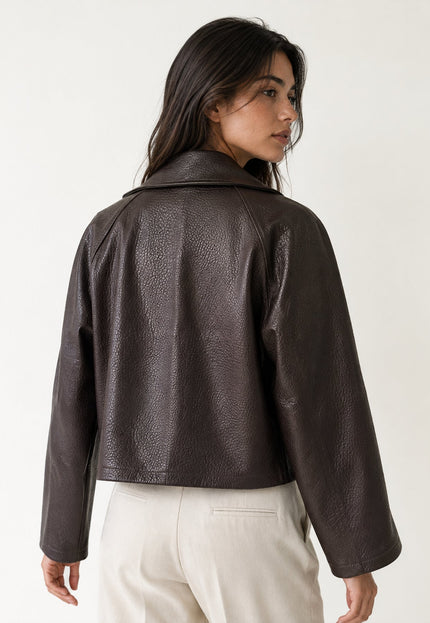 CHAQUETA ARMONIAS EFECTO PIEL GIRONA