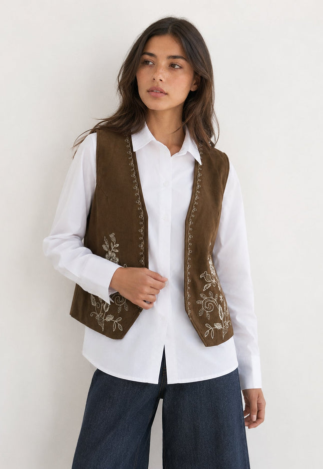 CONJUNTO CAMISA Y CHALECO