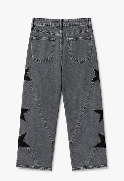JEANS ARMONIAS TEEN GRIS ESTRELLAS