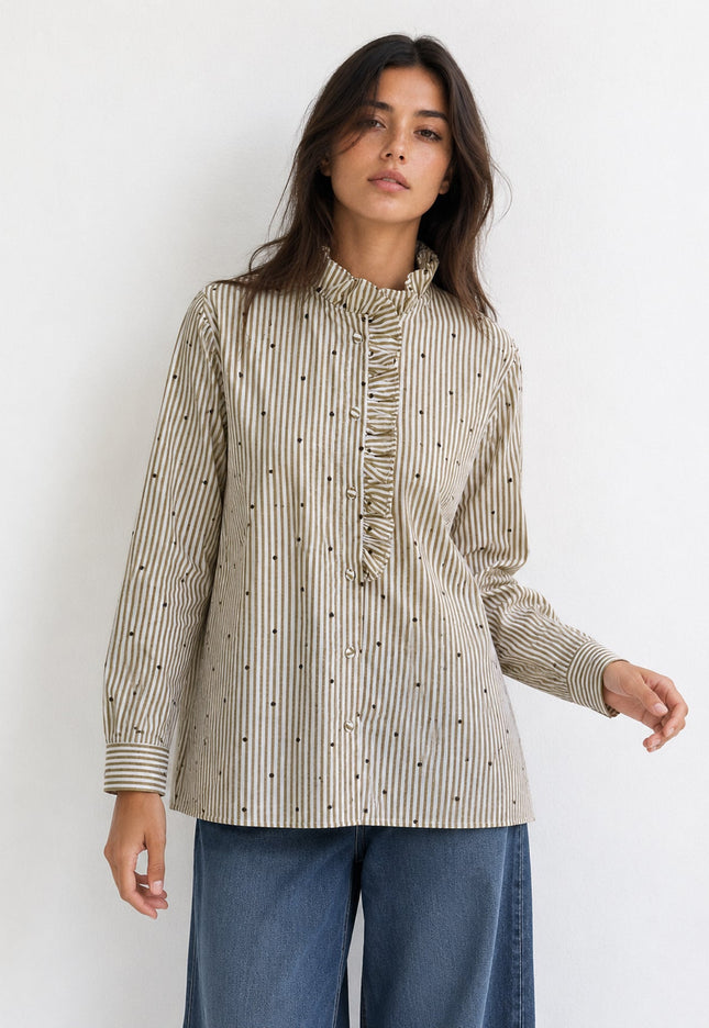 CAMISA ARMONIAS RAYAS CORAZONES