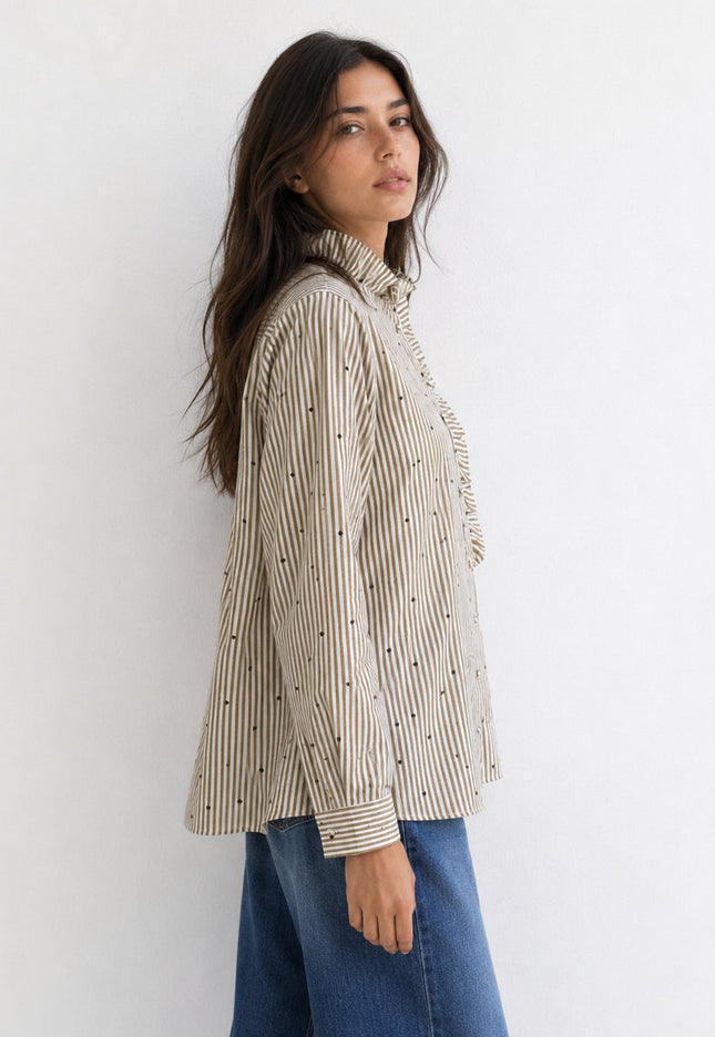 CAMISA ARMONIAS RAYAS CORAZONES