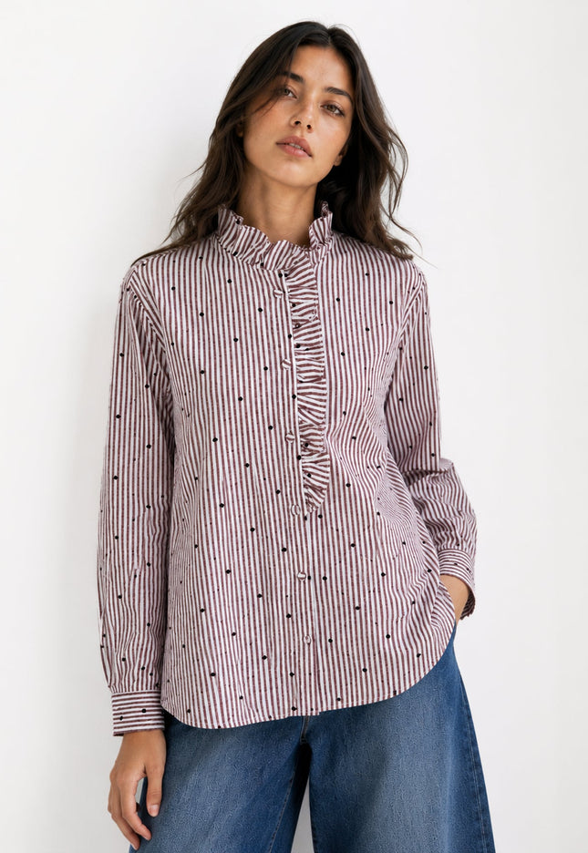 CAMISA ARMONIAS RAYAS CORAZONES
