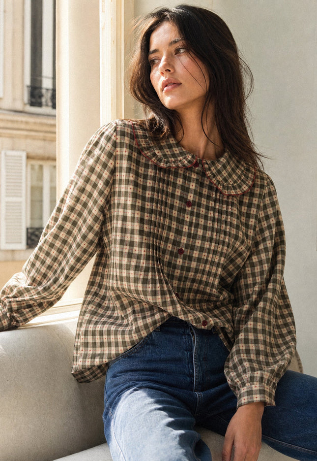 BLUSA ARMONIAS PREMIUM CUADROS