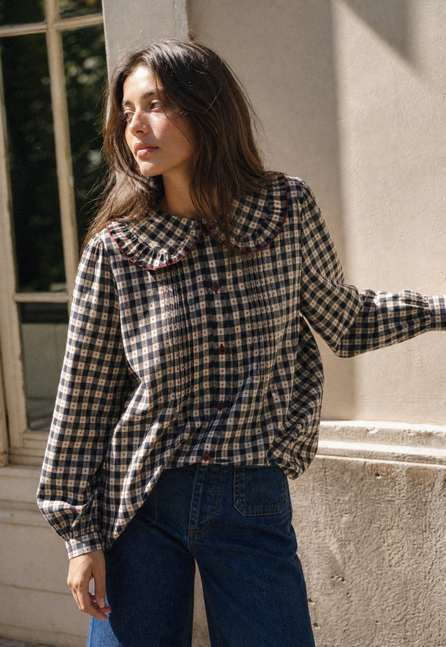 BLUSA ARMONIAS PREMIUM CUADROS