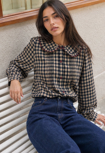 BLUSA ARMONIAS PREMIUM CUADROS