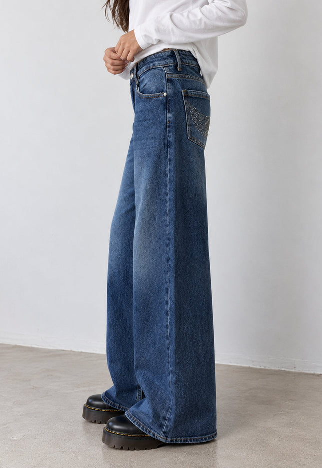 JEANS ARMONIAS TEEN STRASS ALAS