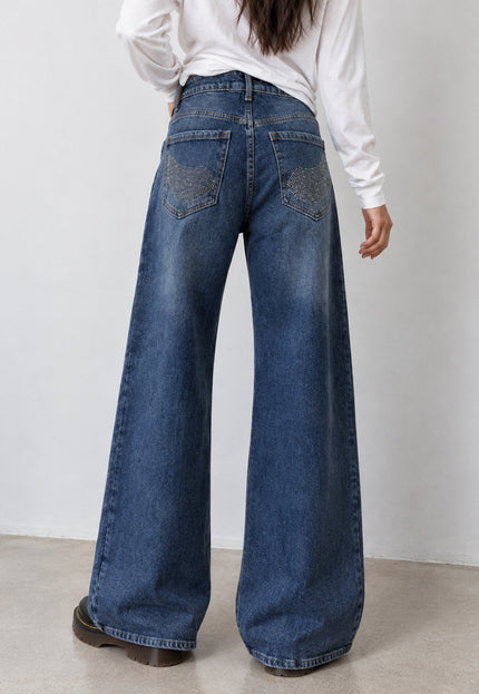 JEANS ARMONIAS TEEN STRASS ALAS