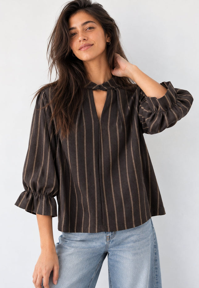 BLUSA ARMONIAS TEEN ALGODÓN RAYAS