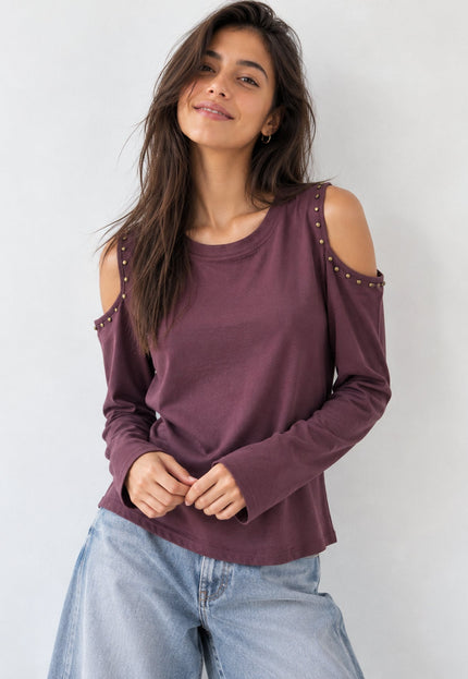 CAMISETA ARMONIAS TEEN CUT OUT TACHUELAS