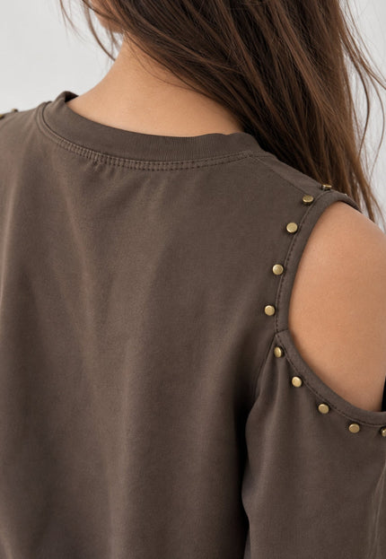 CAMISETA ARMONIAS TEEN CUT OUT TACHUELAS