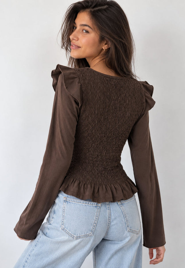 BLUSA ARMONIAS TEEN FRUNCIDO