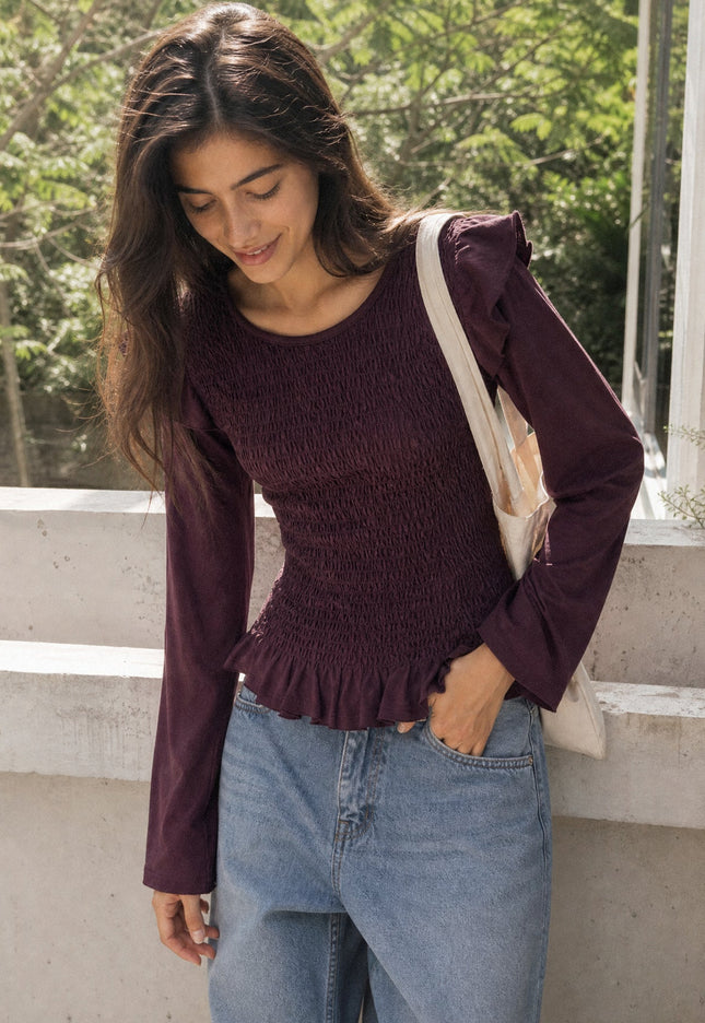 BLUSA ARMONIAS TEEN FRUNCIDO