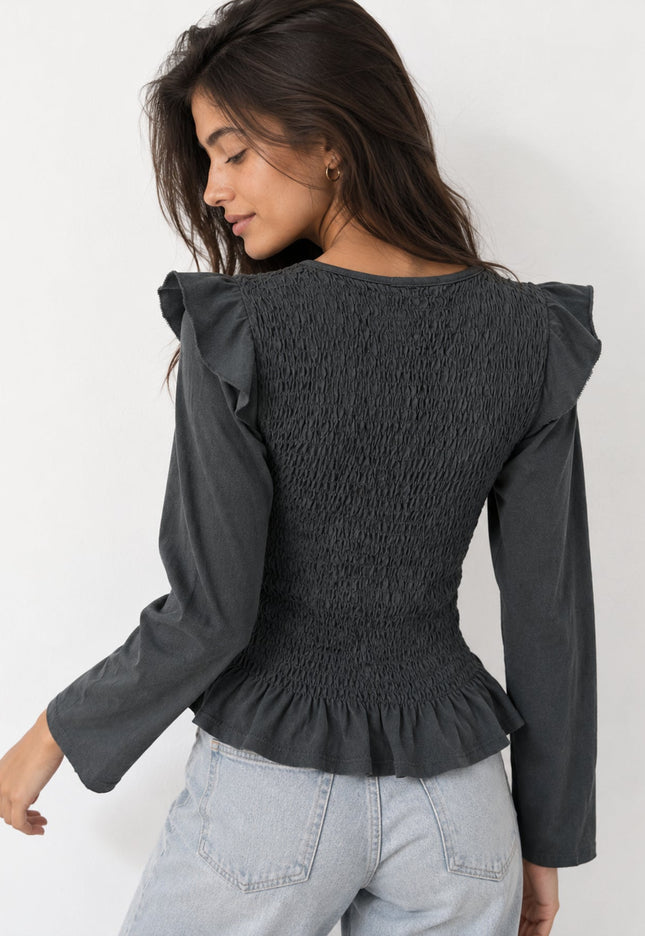 BLUSA ARMONIAS TEEN FRUNCIDO
