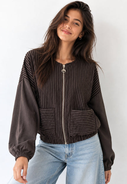 CHAQUETA ARMONIAS TEEN RAYAS