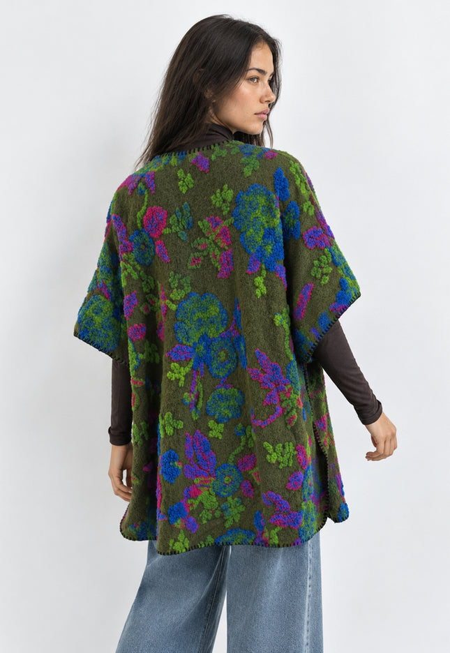 PONCHO ARMONIAS LANA
