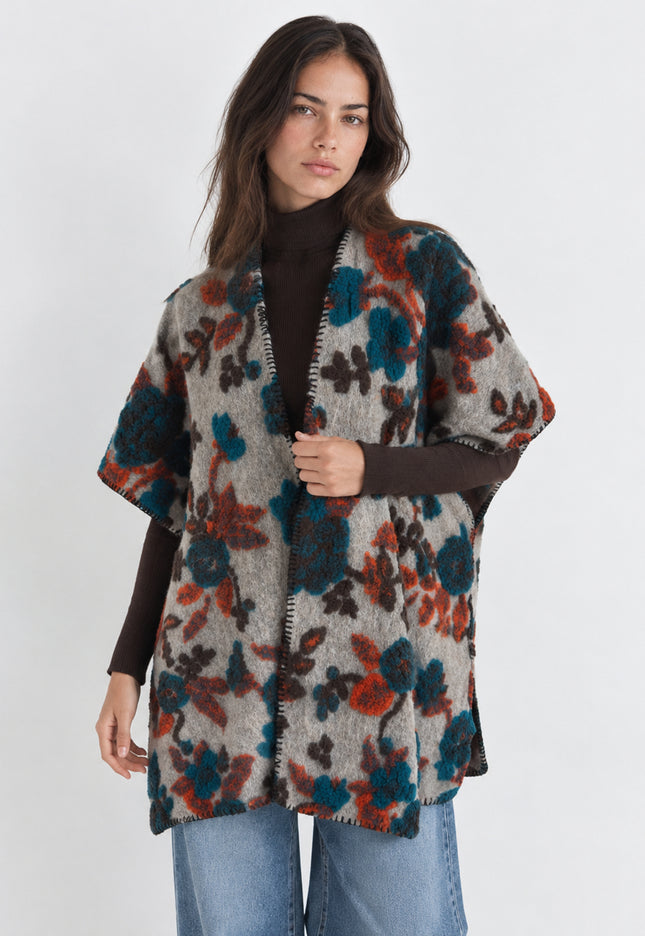 PONCHO ARMONIAS LANA