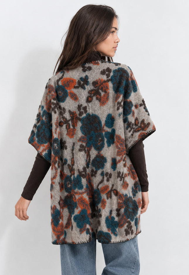 PONCHO ARMONIAS LANA