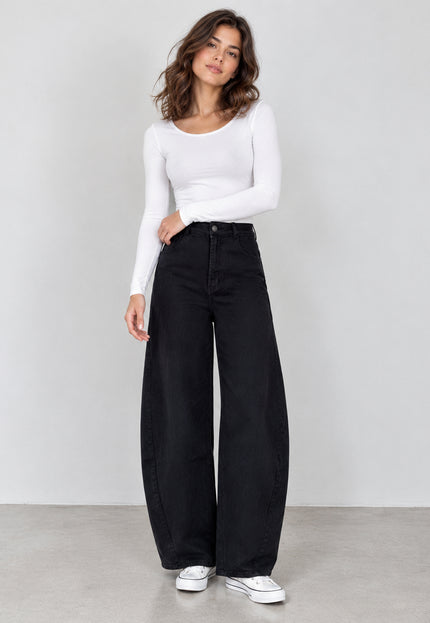 JEANS ARMONIAS BARREL CON FAJA