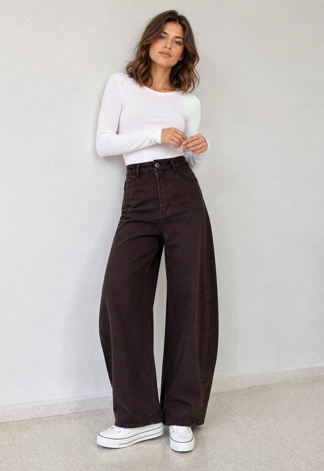JEANS ARMONIAS BARREL CON FAJA