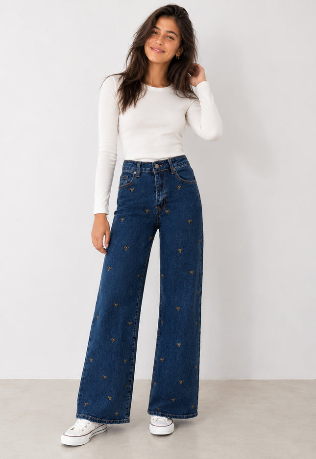 JEANS ARMONIAS BORDADOS