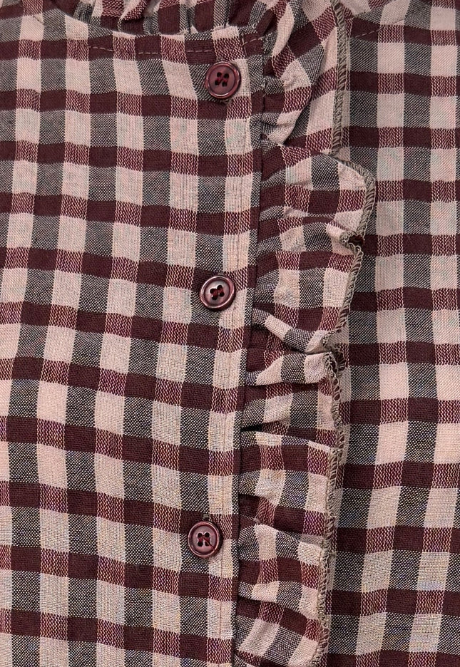 BLUSA ARMONIAS ALGODÓN CUADROS