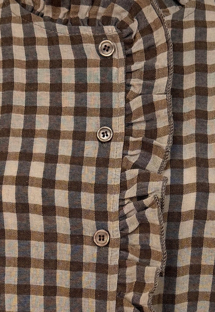 BLUSA ARMONIAS ALGODÓN CUADROS