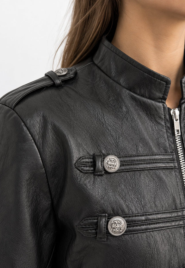 CHAQUETA ARMONIAS EFECTO PIEL
