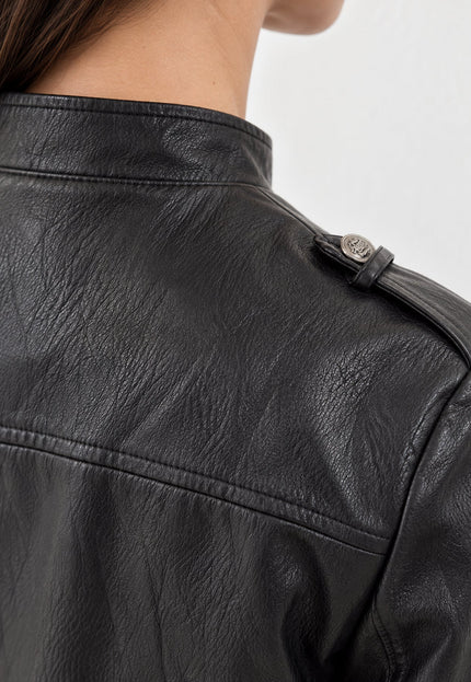 CHAQUETA ARMONIAS EFECTO PIEL