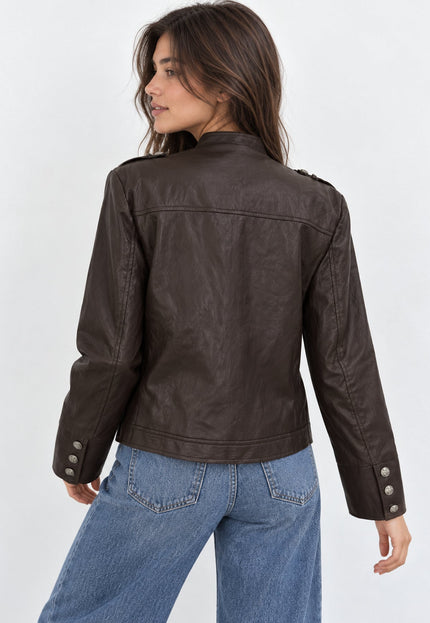 CHAQUETA ARMONIAS EFECTO PIEL
