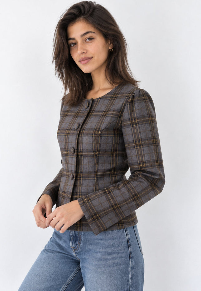 CHAQUETA ARMONIAS TEEN CUADROS
