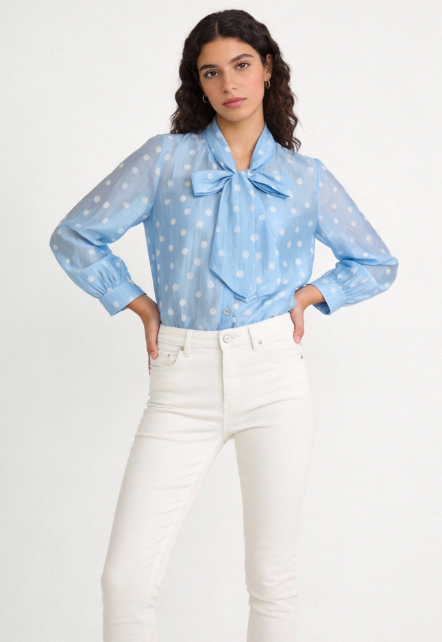 BLUSA ARMONIAS TEEN LUNARES